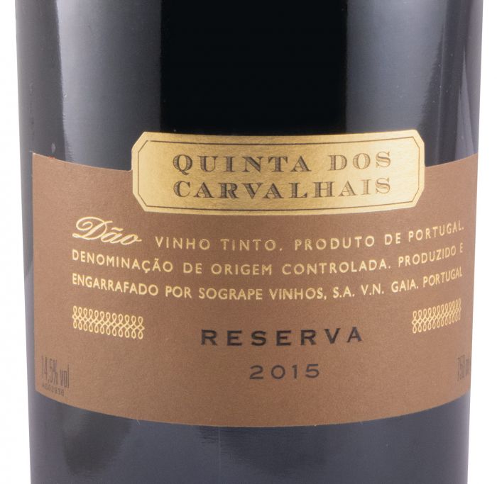 2015 Quinta dos Carvalhais Reserva red