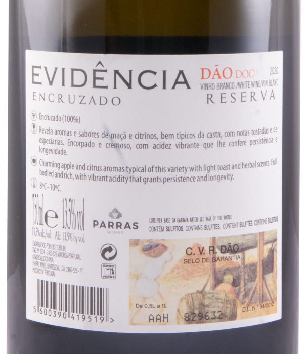 2020 Evidência Encruzado Reserva branco