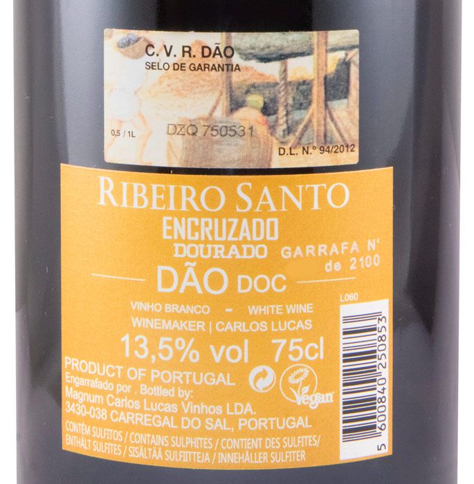 2020 Ribeiro Santo Encruzado Dourado white