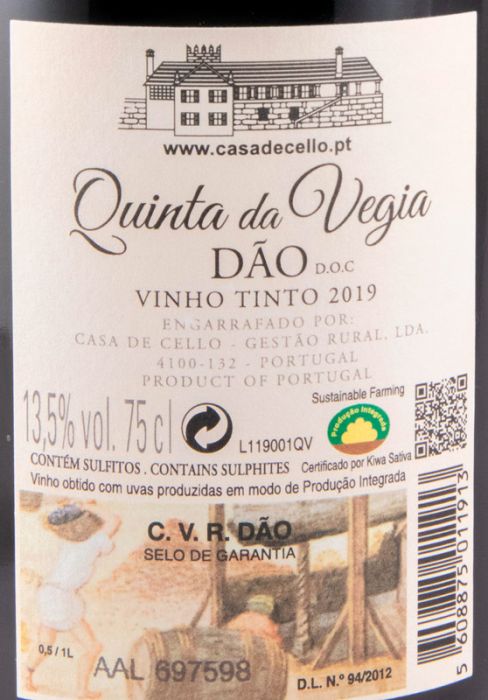 2019 Quinta da Vegia Solo Franco tinto