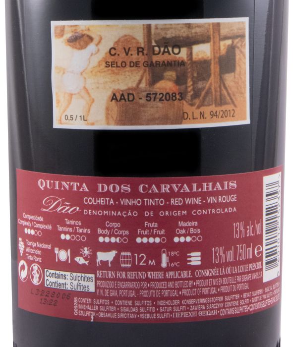 2019 Quinta dos Carvalhais Colheita red