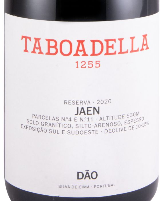 2020 Taboadella Jaen Reserva red