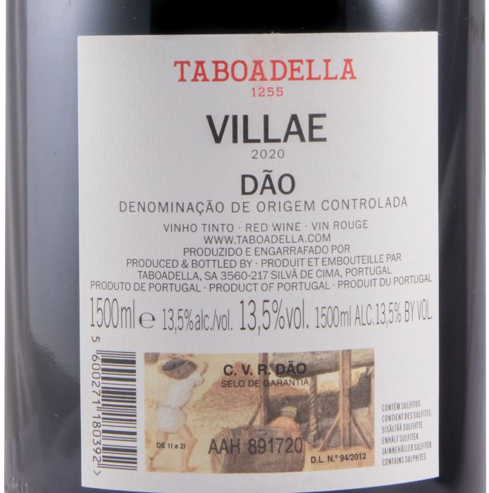2020 Taboadella Villae red 1.5L
