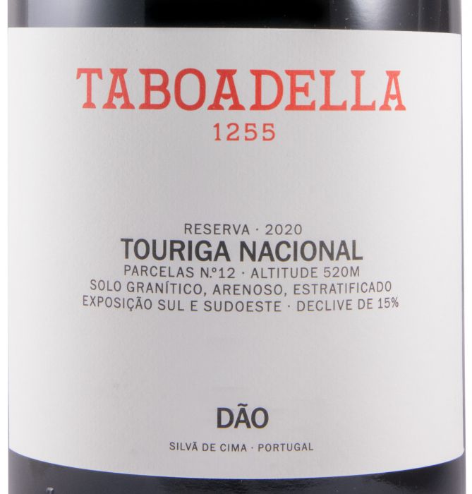 2020 Taboadella Touriga Nacional Reserva tinto 1,5L