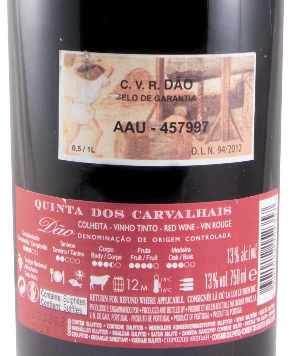 2020 Quinta dos Carvalhais Colheita red