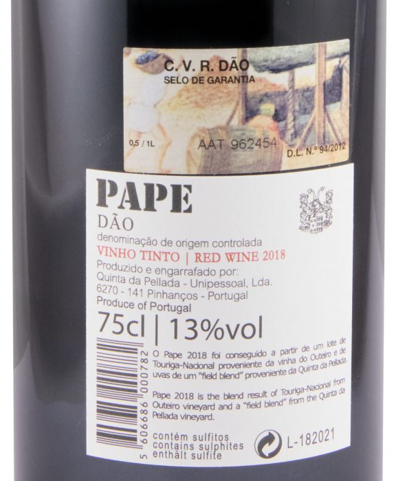 2018 Quinta da Pellada Pape red