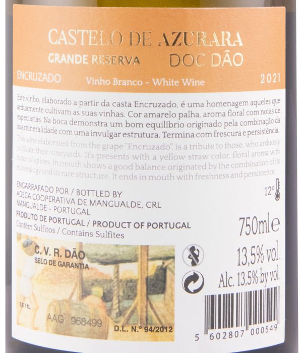 2021 Castelo de Azurara Encruzado white