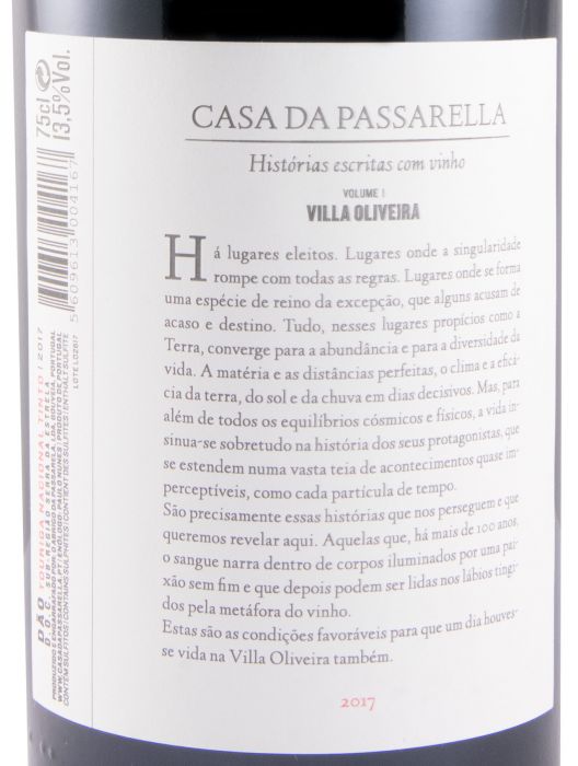 2017 Casa da Passarella Villa Oliveira red