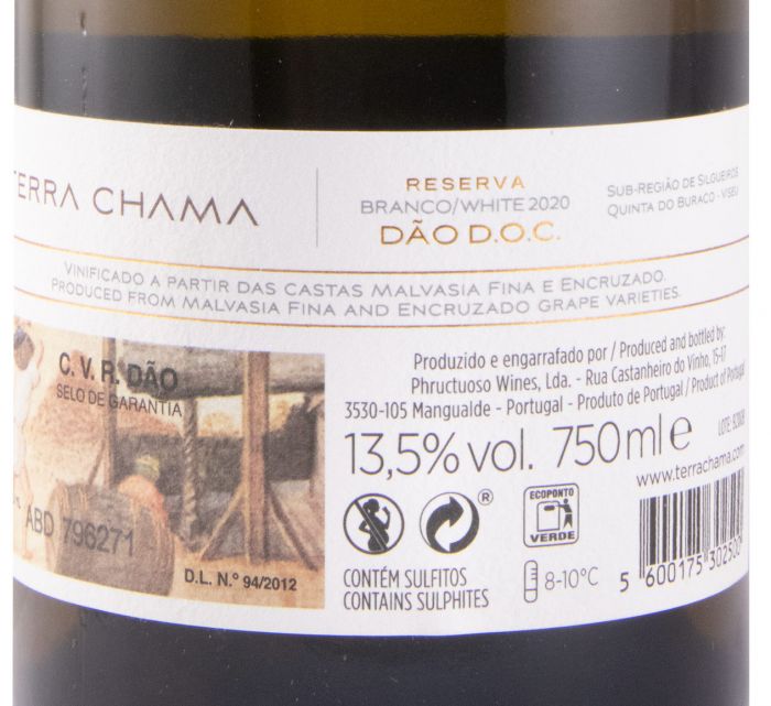 2020 Terra Chama Reserva white