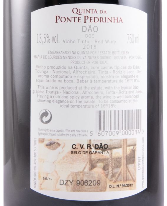 2018 Quinta da Ponte Pedrinha red