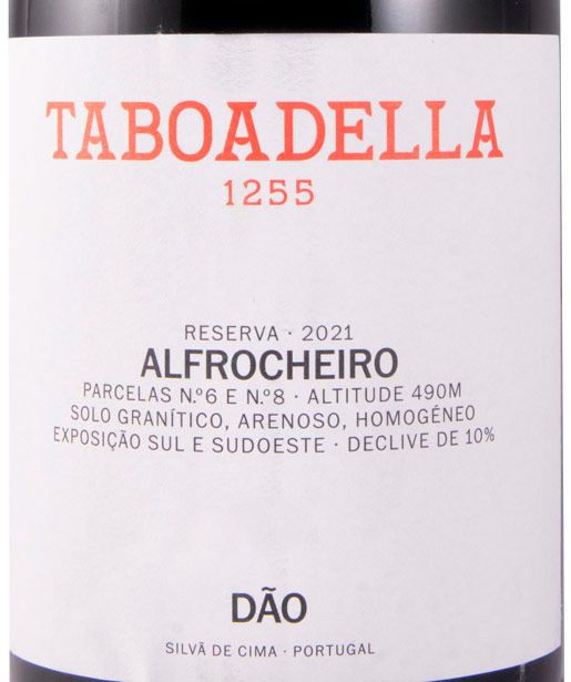 2021 Taboadella Alfrocheiro Reserva red