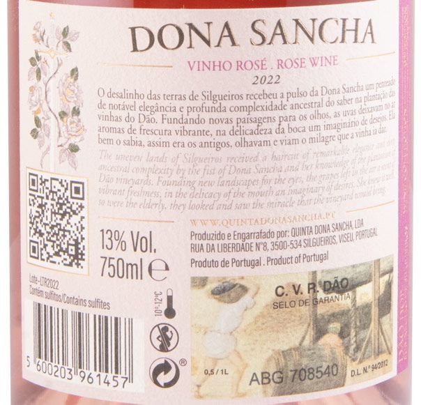2022 Dona Sancha rosé