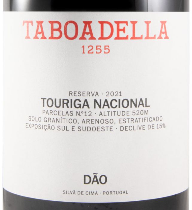 2021 Taboadella Touriga Nacional Reserva red 1.5L