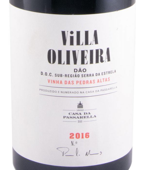 2016 Casa da Passarella Villa Oliveira Vinha das Pedras Altas red