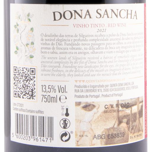 2021 Dona Sancha tinto