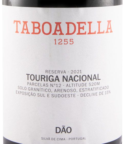 2021 Taboadella Touriga Nacional Reserva tinto