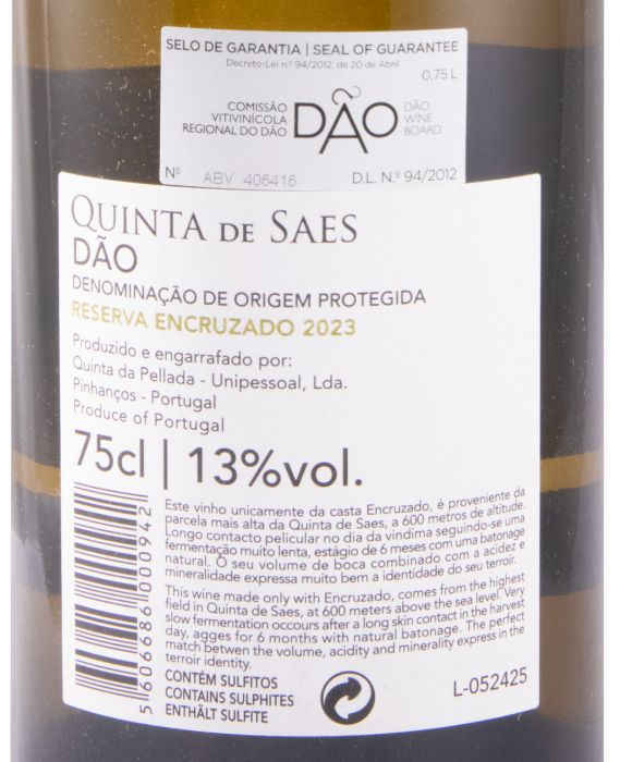 2023 Quinta de Saes Encruzado branco