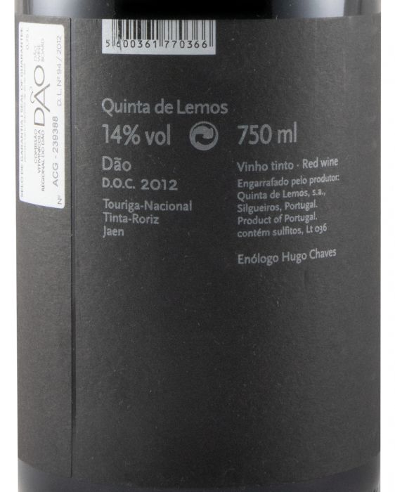 2012 Quinta de Lemos Dona Louise red