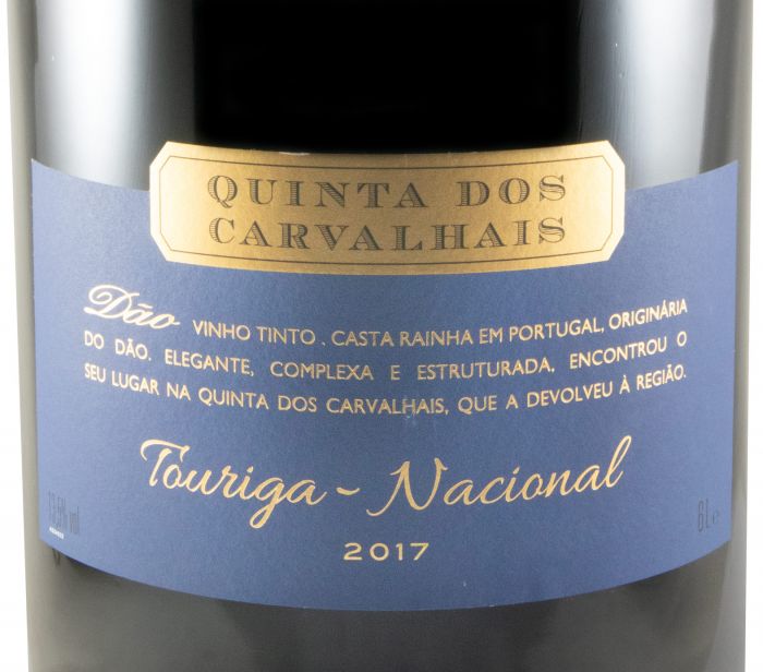 2017 Quinta dos Carvalhais Touriga Nacional tinto 6L