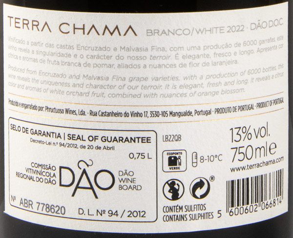 2022 Terra Chama white