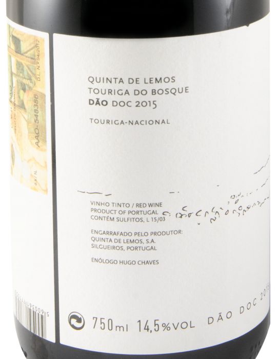 2015 Quinta de Lemos Touriga do Bosque tinto