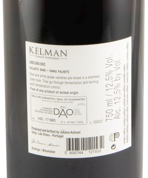 2022 Palhete Kelman