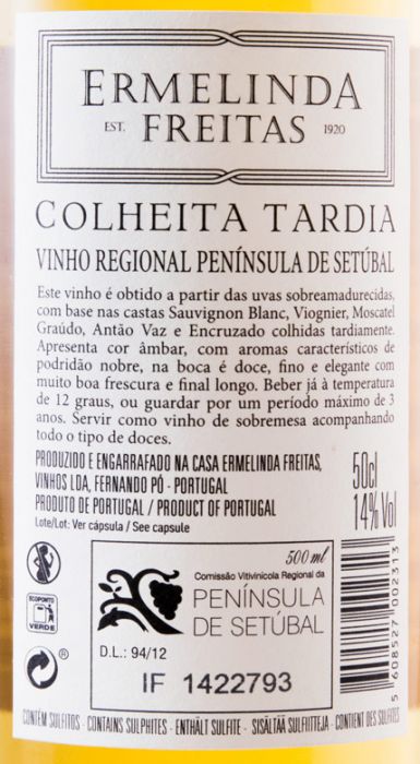 2016 Dona Ermelinda Colheita Tardia branco 50cl