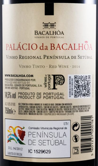 2014 Palácio da Bacalhôa red