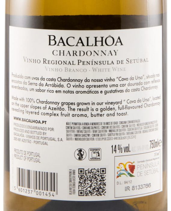 2019 Bacalhôa Chardonnay white