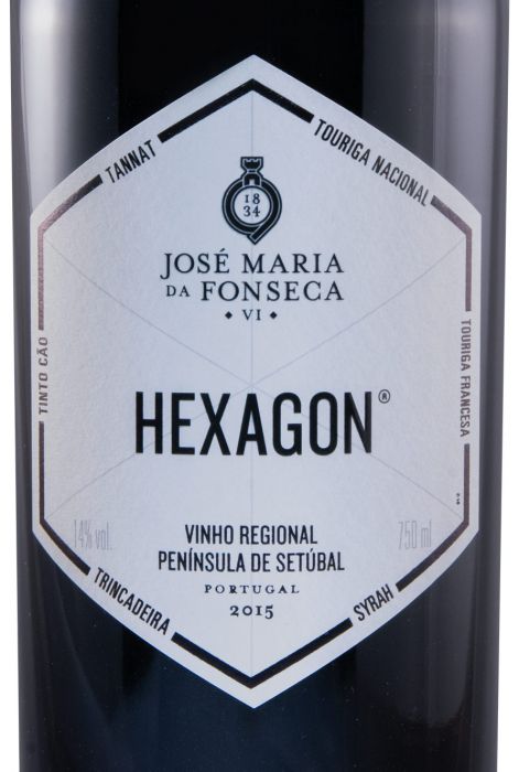 2015 José Maria da Fonseca Hexagon red