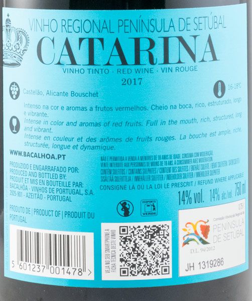 2017 Bacalhôa Catarina tinto