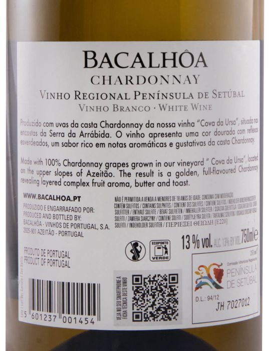 2020 Quinta da Bacalhôa Chardonnay branco