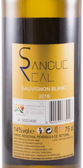 2019 Sangue Real Sauvignon Blanc branco