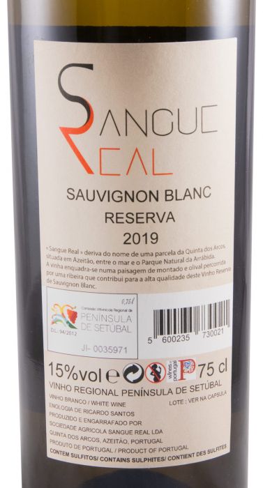 2019 Sangue Real Sauvignon Blanc Reserva branco