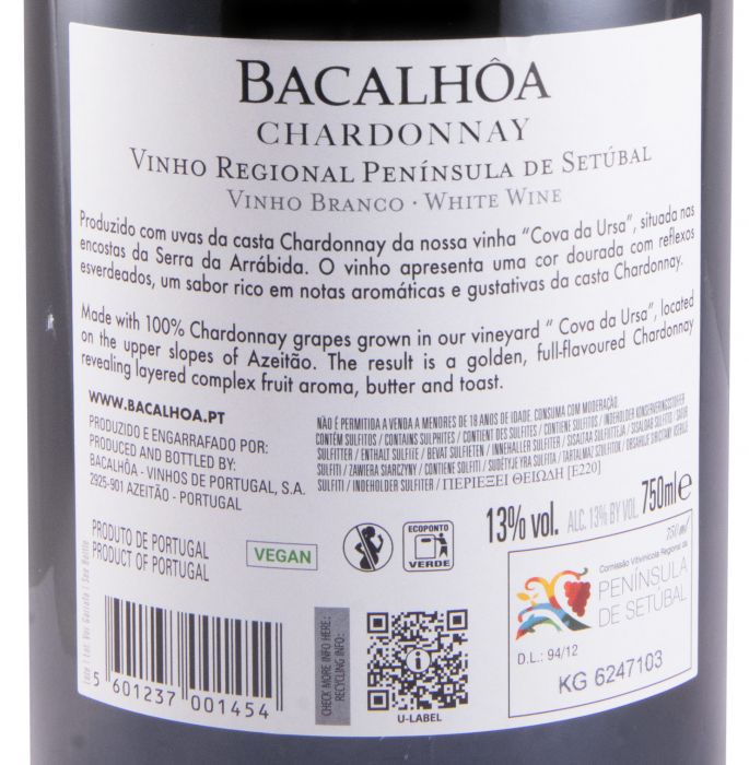 2022 Bacalhôa Chardonnay white