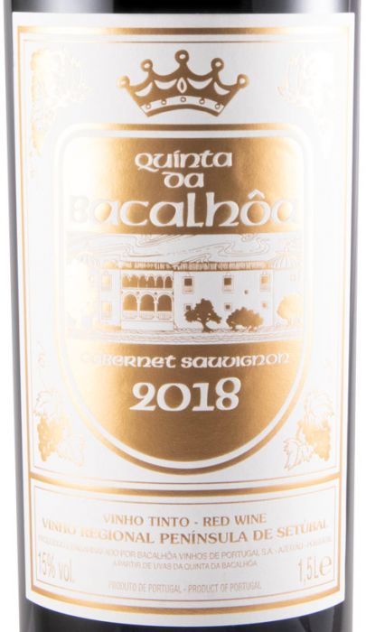 2018 Quinta da Bacalhôa Cabernet Sauvignon tinto 1,5L