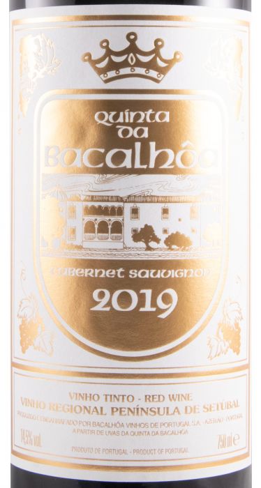 2019 Quinta da Bacalhôa Cabernet Sauvignon tinto
