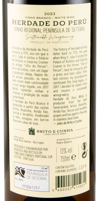 2023 Herdade do Perú branco