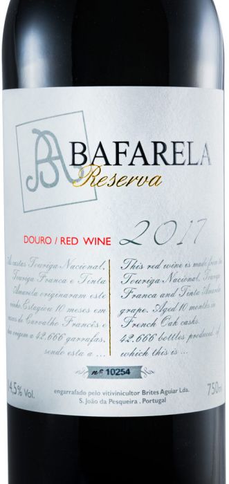 2017 Bafarela Reserva tinto