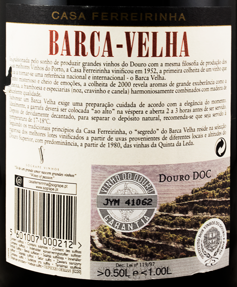 2000 Barca Velha red