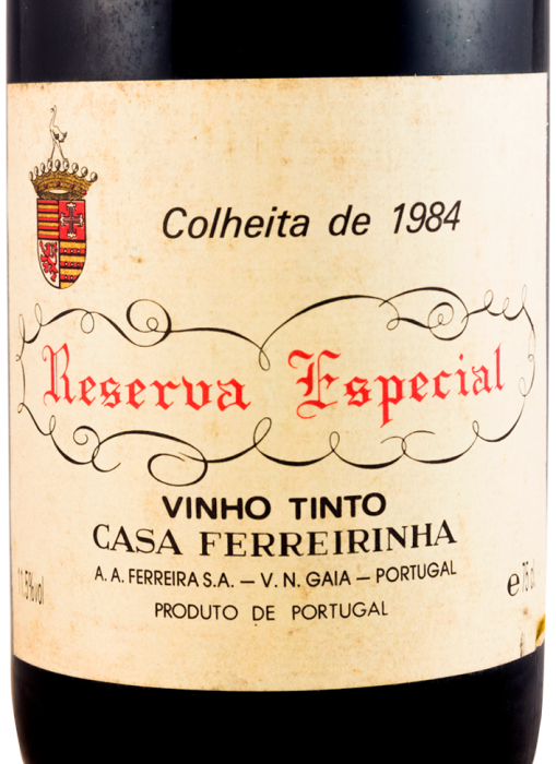 1984 Casa Ferreirinha Reserva Especial red