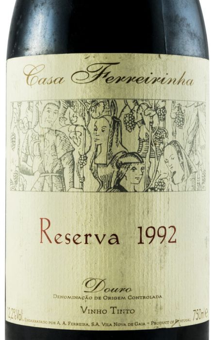 1992 Casa Ferreirinha Reserva Especial red