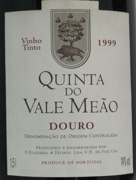 1999 Quinta do Vale Meão tinto 1,5L