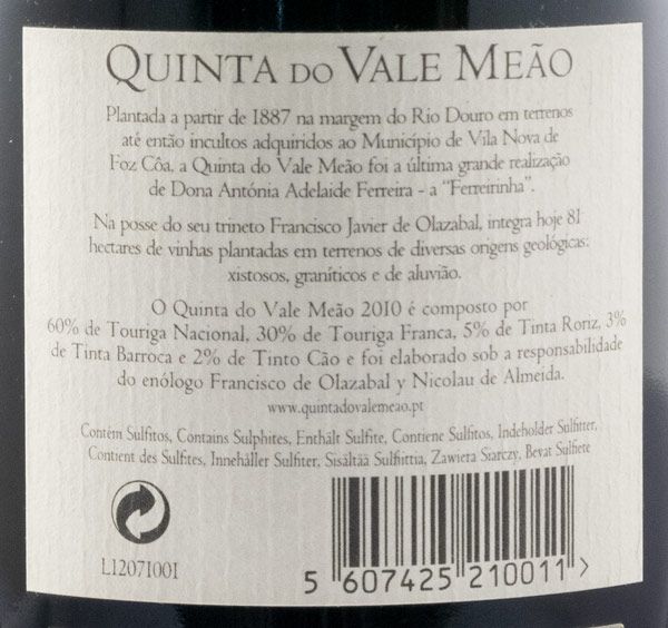 2010 Quinta do Vale Meão tinto