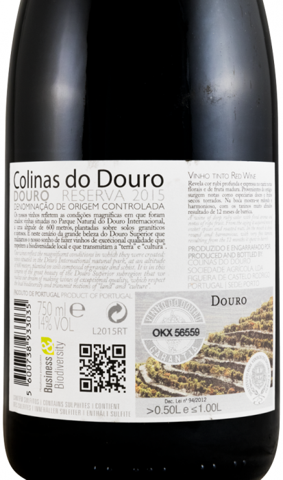 2015 Colinas do Douro Reserva tinto