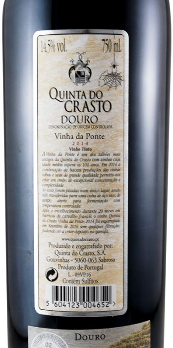 2014 Quinta do Crasto Vinha da Ponte tinto