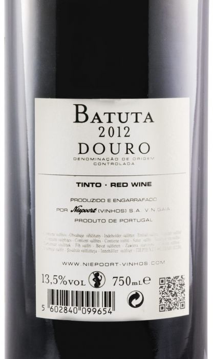 2012 Niepoort Batuta red