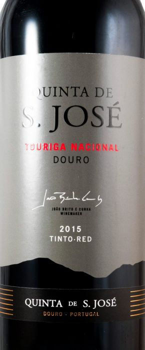 2015 Quinta de São José Touriga Nacional red