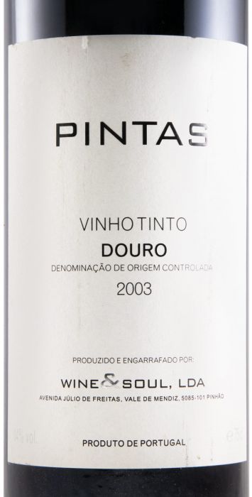 2003 Wine & Soul Pintas tinto