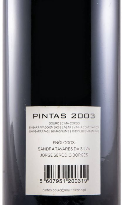 2003 Wine & Soul Pintas tinto